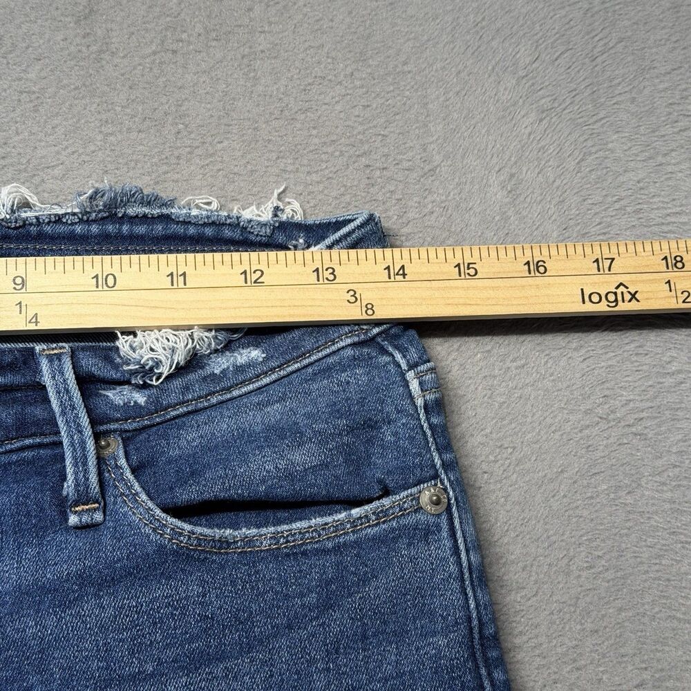 Abercrombie & Fitch Womens 6/28 Simone High Rise Ankle Distressed Blue Jeans - Picture 7 of 10